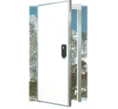 Krídlové mraziarenské izolačné dvere hr. panelu 100, 900/2000/100 